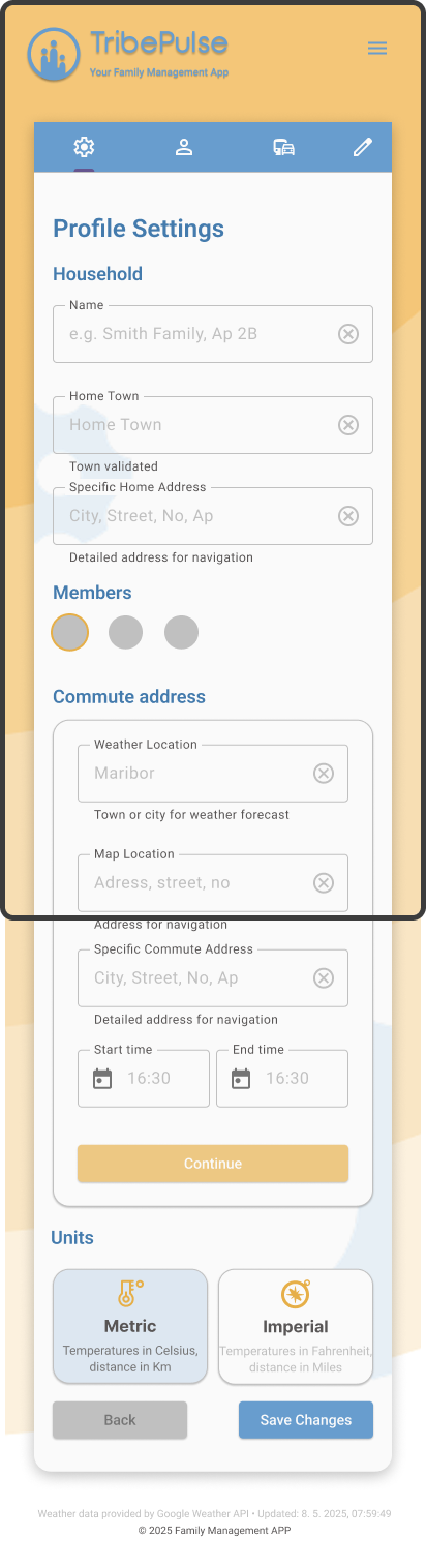 Mockup authentification first screen
